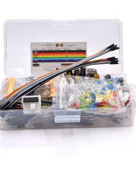 Electronics Component Basic Starter Kit With 830 Tie-Points