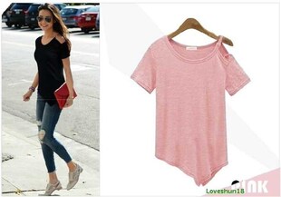 2018 summer casual t-shirt for lady blouse women tops shirts