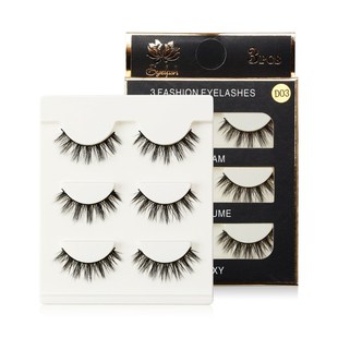 2/3 Pairs Natural False Eyelashes Fake Lashes Long Makeup 3