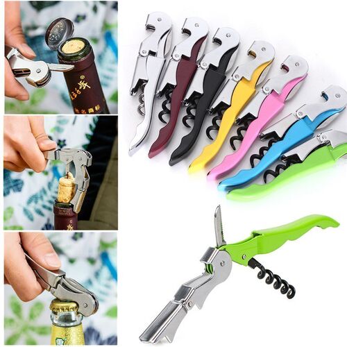 cork screw wine bottle cap opener multi-function stainless s