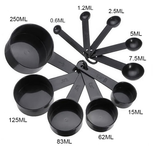 10pcs Kitchen Measuring Spoons Teaspoon Coffee Sugar Scoop C