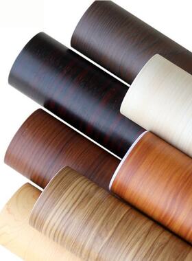 10m PVC 3D Wood Self Adhesive Wallpaper Kitchen Cabinets She