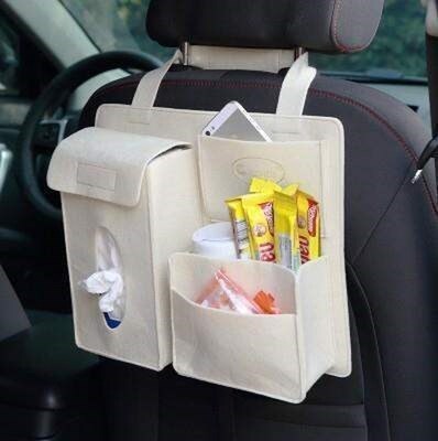 new car rear hanging bag car tissue box chair back type