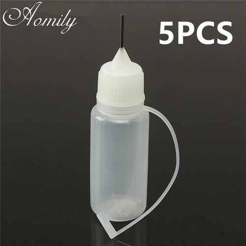 5pcs/Set 10ml Jam Painting Squeeze Bottles with Nozzles Cake