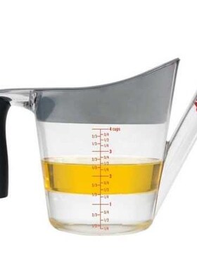 New Design Fat Separator Measuring Cup with Strainer 4 Cup