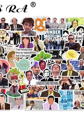 50 Pcs/Set  Stickers Pack US teleplay Sticker The office La