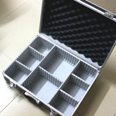 455x345x150mm Aluminum Alloy Multifunctional Toolbox Suitcas