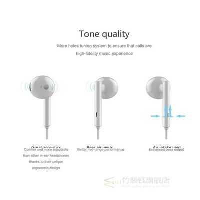 5/10 PCS Earphone for Huawei Honor AM115 Headset Mic 3.5mm