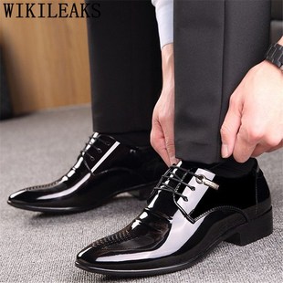 Black Designer Formal Oxford Shoes For Men Wedding Shoes Le
