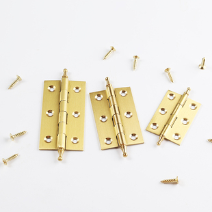 Brass Butt Cupboard Door Cabinet Hinges Brushed Decorative