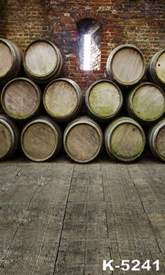 Wine Cellar Oak Wine Barrel Wooden Boards Photo Backgrounds