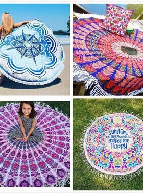 2017 summer beach towel tassel yoga mat beach big shawl