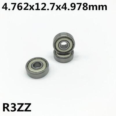 50pcs R3ZZ 4.762*12.7*4.978mm 3/16 x 1/2 x 0.196 inch Deep g