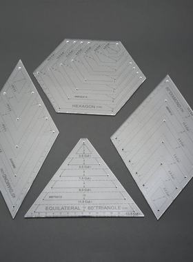 1pc Quilting Sewing Craft Scale Hexagon Ruler Patchwork Quil