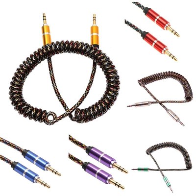 VODOOL Extension Retractable 1.4m 3.5mm Jack Male to Male C