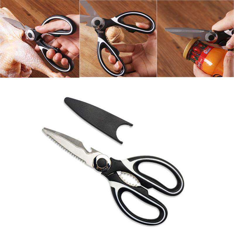 Stainless Steel Kitchen Scissors Food Shears for Meat Vegeta - 实物图