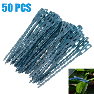 50pcs Adjustable Plastic Plant Cable Ties Reusable Cable Tie