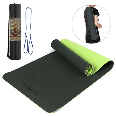 Lixada 72.05×24.01in TPE Yoga Mat 8MM Thicken Portable
