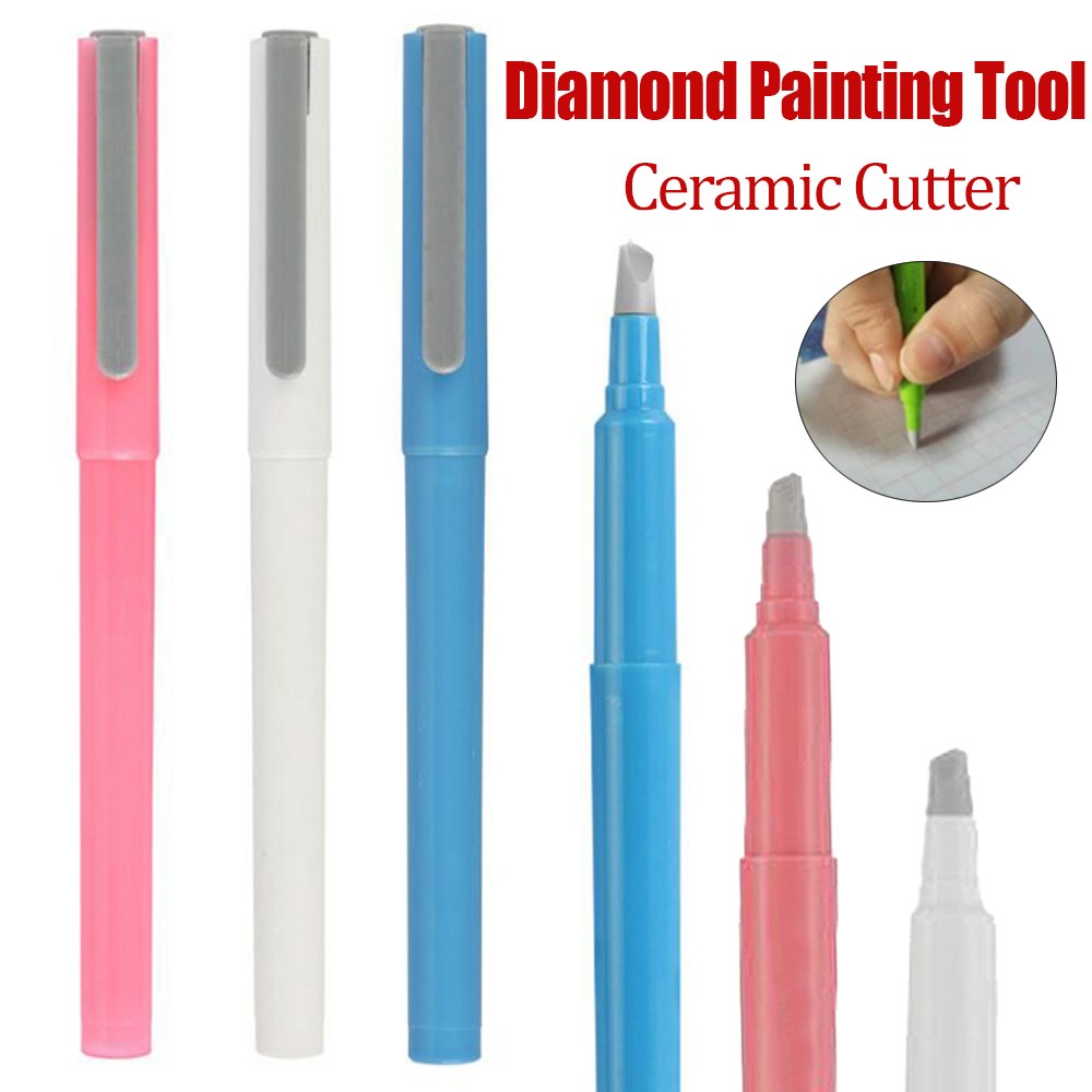 1PC 5D Diamond Painting Paper Cutter Pen Shaped Ceramic Cut
