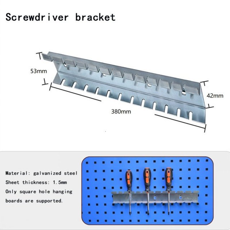 Box Storage Rack Galvanized Hanging Hardware Plate Rack Scre