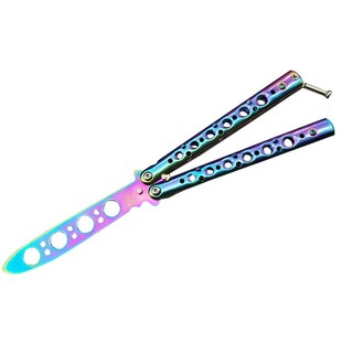 2021 STainleSS STeel Knife BuTTerfly Training Knife 3Cr13Mov