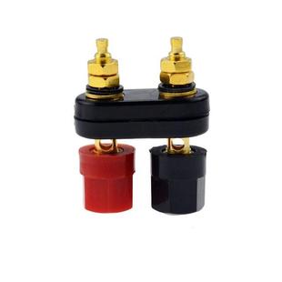 1pc Banana plugs Couple Terminals Red Black Connector Amplif