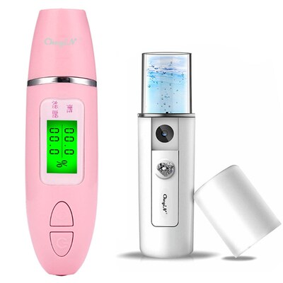 Mini Nano Mist Spray Steamer LCD Digital Facial Analyzer Ma