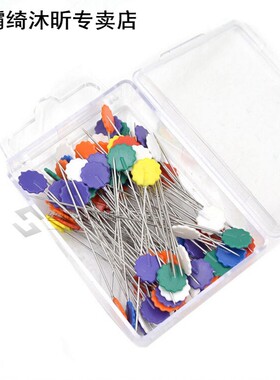 100Pcs/box Sewing Accessories Patchwork Pins Flower Pin Sewi