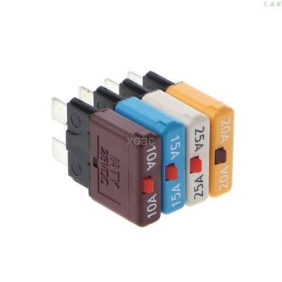 Circuit Breaker Blade Fuse 28V Resettable 10-25A Marine Rall