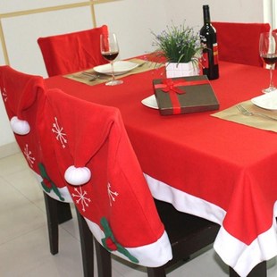 new184 * 128cm Red Christmas Table Cloth Good Quality Househ