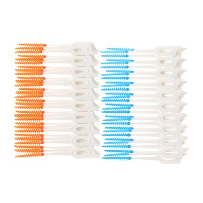 Floss Toothbrush Pick Clean-Tools Soft Plastic 50pcs Massage