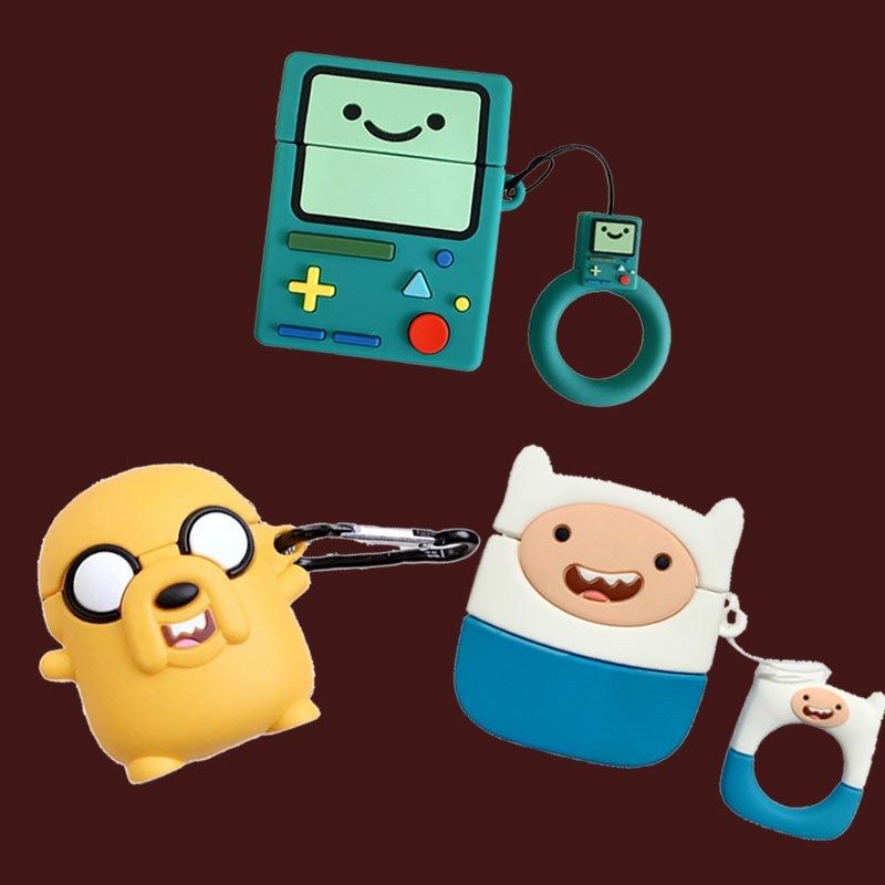 for airpod 2 case 3d cute cartoon adventure time finn jake