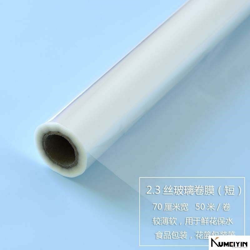 floral cellophane transparent base wrapping paper flower