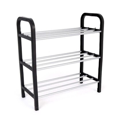 Easy Assembled Light Plastic 3 Tier Shoe Rack Shelf Storage