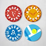 Теннис Четыре Большого шлема Австралии Чистая температура чистая температура, чистая сеть США, чистые подставки для отопления водных подставков, я люблю теннисный клуб