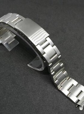 适配劳力士手表带男女老款蚝式恒动日志型实心不锈钢带精钢表链19