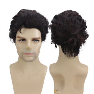 合金装 Snake 备5 Venom 深棕色cos假发 毒蛇 潜龙谍影V：幻痛