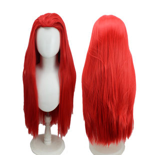 美人尖大背头长直发万用cos动漫假发
