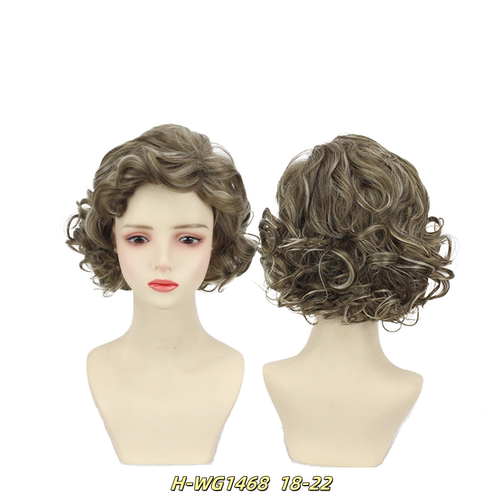 欧美流行外贸时尚短卷发明星款