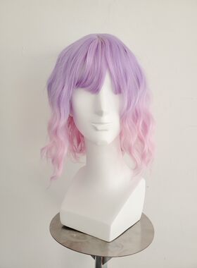 渐变梨花高温丝长刘海