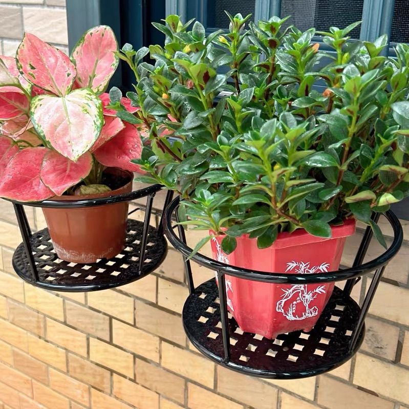 铁艺阳台加粗款壁挂式栏杆装饰花花架