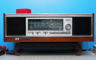 博古淘德 好品交流电大型木壳台式春雷老收音机3T9 大话匣子3波段