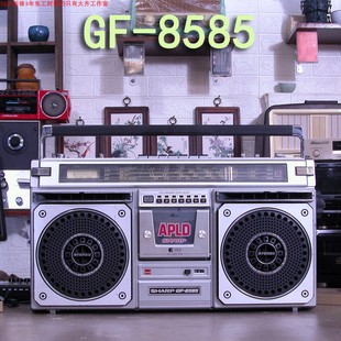 性能无暇 92品相原装夏普收录音机GF-6060与GF-6161老收录机磁带