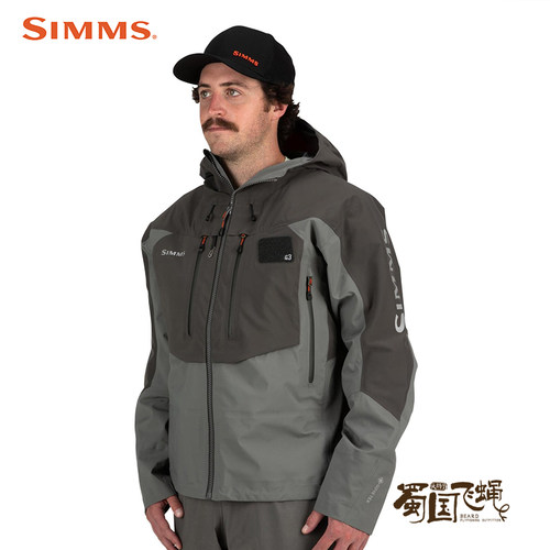 现货22新款 Simms G3 冲锋衣男款飞钓路亚钓鱼服防水 蜀国飞蝇