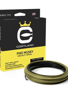美国 Cortland pike mussky 狗鱼专用飞钓主线前沉线蜀国飞蝇
