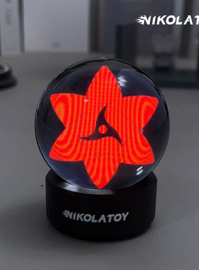 NIKOLATOY火影动态写轮眼摆件
