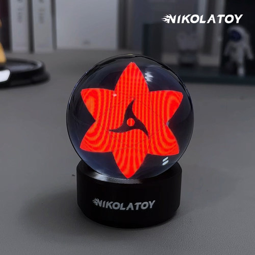 NIKOLATOY火影动态写轮眼摆件