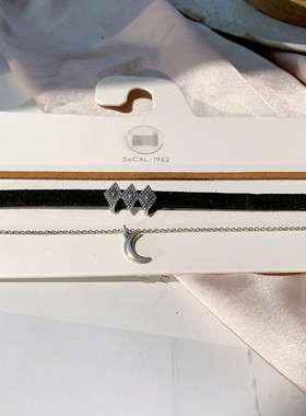 合金链条女小众颈链超值3条装