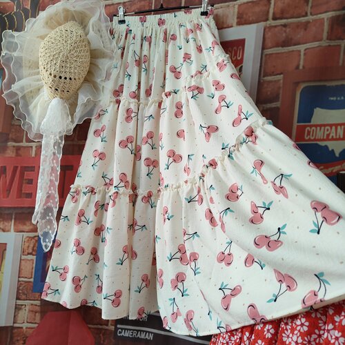 蛋糕长裙精致夏2025新款半身裙女