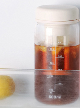 冷萃咖啡壶家用冷萃壶PP材质300目滤网户外冷泡壶果茶花茶壶600mL